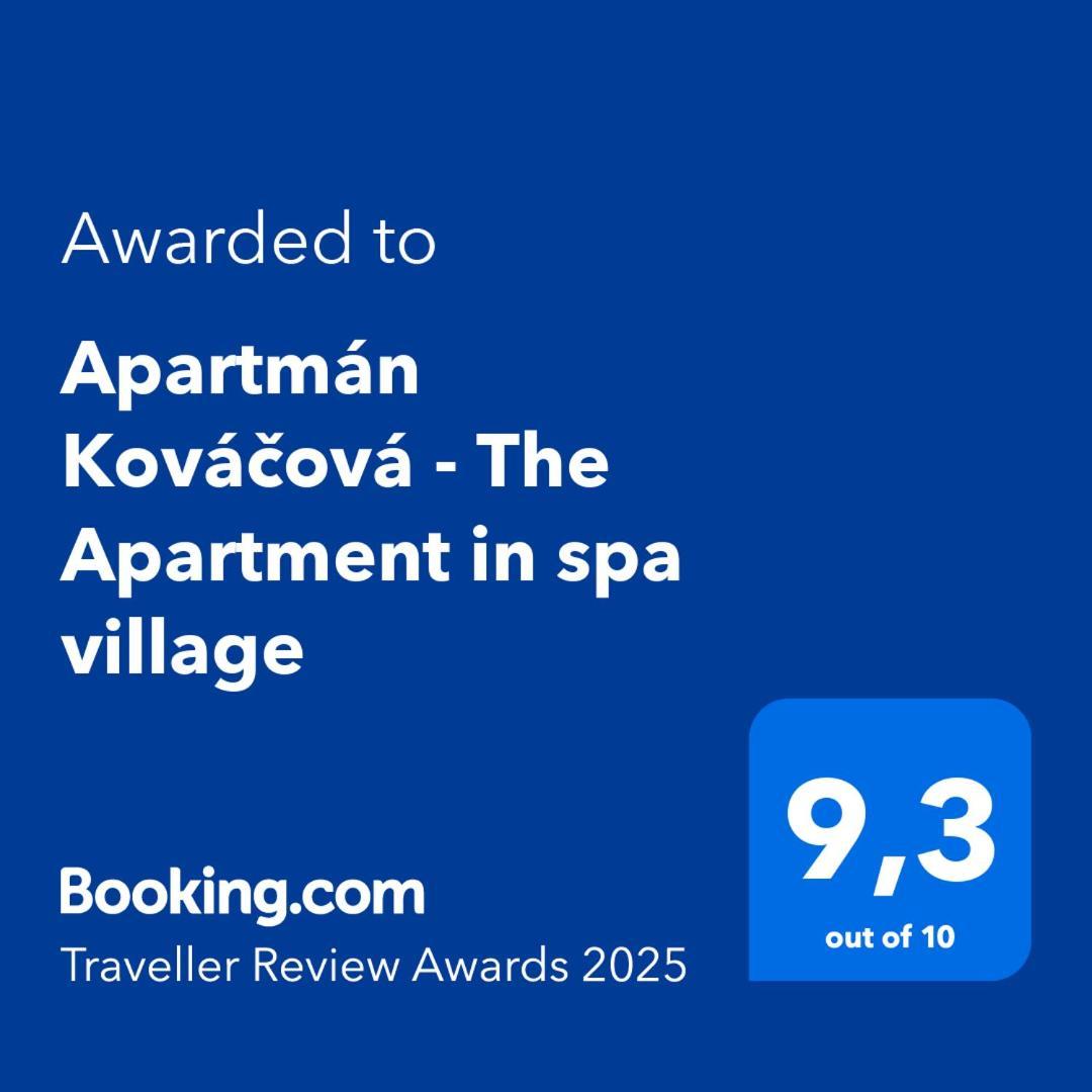 Apartman Kovacova - The Apartment In Spa Village 외부 사진
